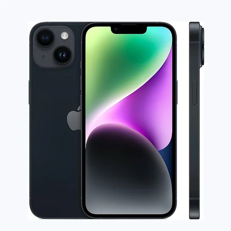 Original iPhone 14 Dual eSIM Cellphone 128GB ROM 6.1" Super Retina OLED Face ID A15 Original 5G Phone - Thumbnail 3