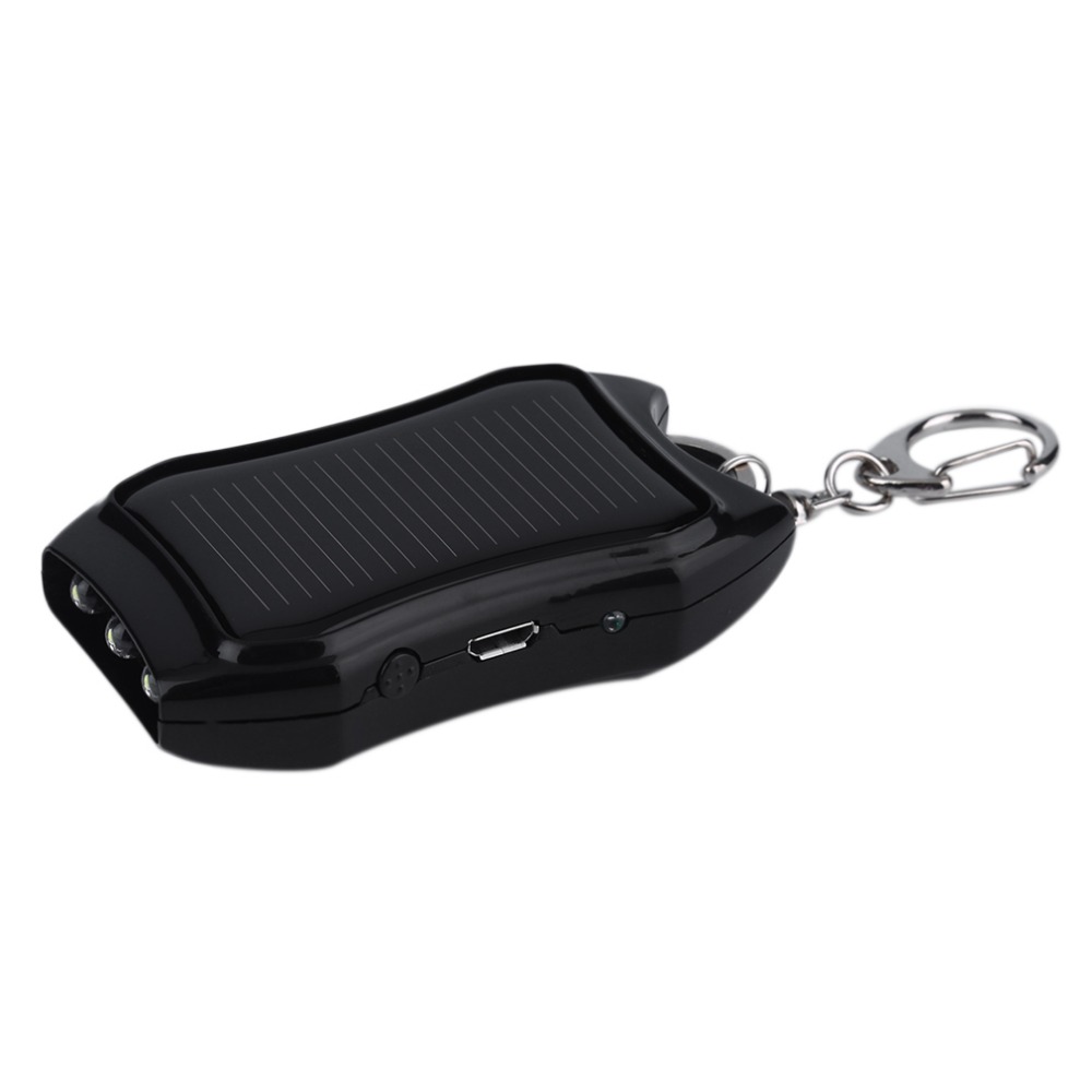 Solar Mobile Phone Power Bank Flashlight Keychain Power - Thumbnail 6