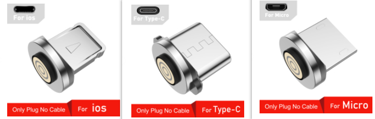 Mobile Phone Charging Three-in-one Magnetic Data Cable - Thumbnail 13