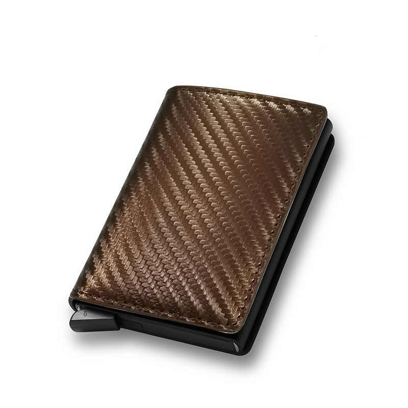 RFID Carbon Fiber Men's Wallet Aluminum Alloy - Thumbnail 9