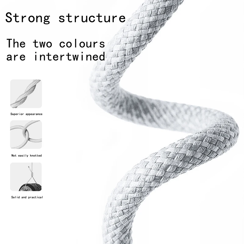 Usb C to Type C Fast Charging PD 60W Mobile Phone Date Cable For Iphone15 Android Samsung Huawei Type C Braided Charger Cable - Thumbnail 2