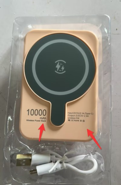 Mini Fast Charging Magnetic Wireless Power Bank 5000 MAh Portable - Thumbnail 12