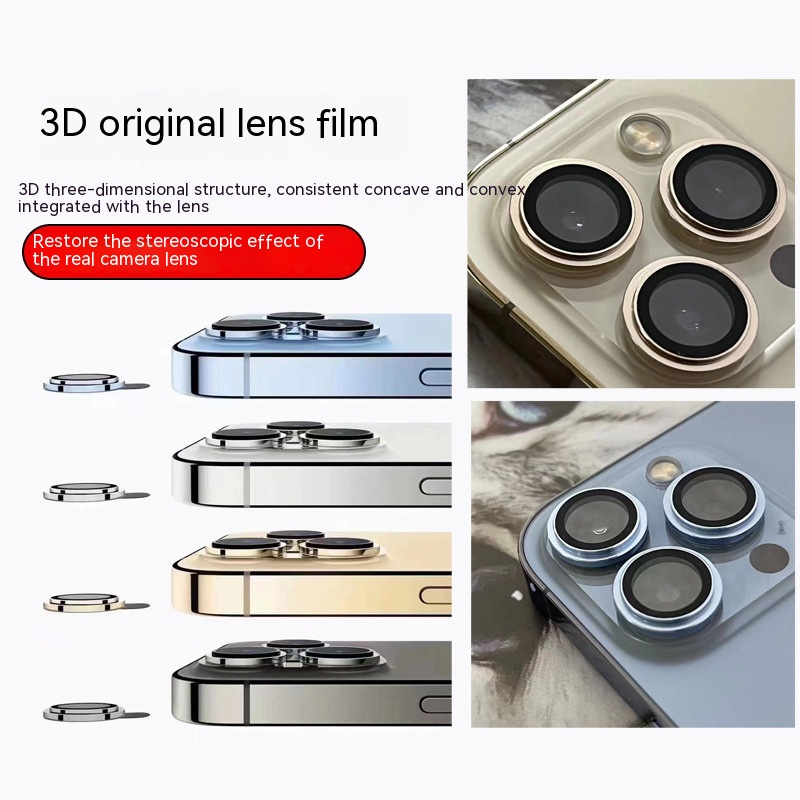 Mobile Phone Rhinestone Lens Protector - Thumbnail 5