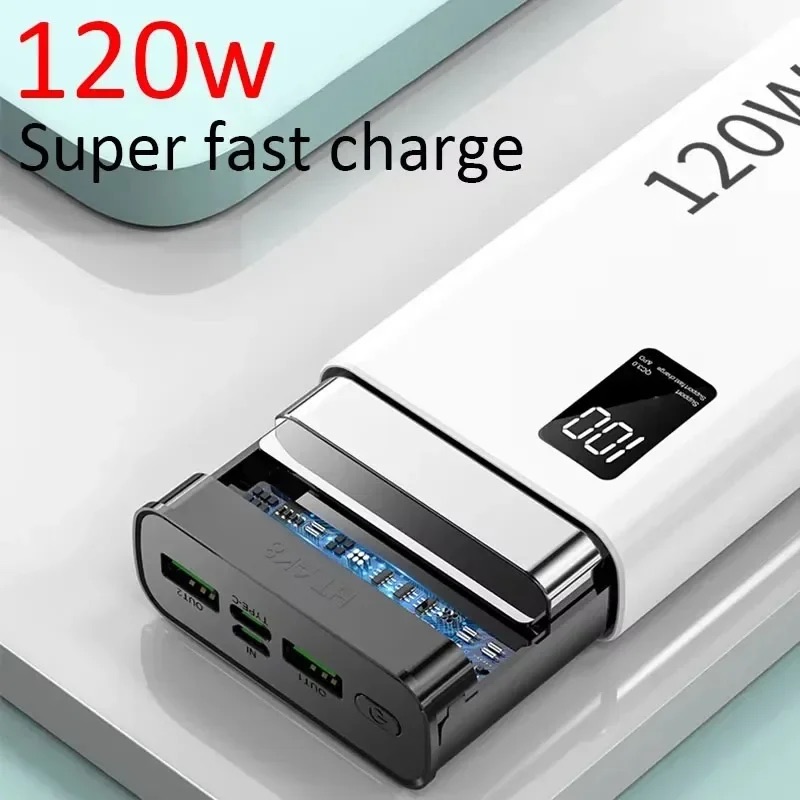 Xiaomi 500000mAh Power Bank High Capacity PowerBank 120W Fast Charging Portable External Battery Charger For iPhone Samsung - Thumbnail 8
