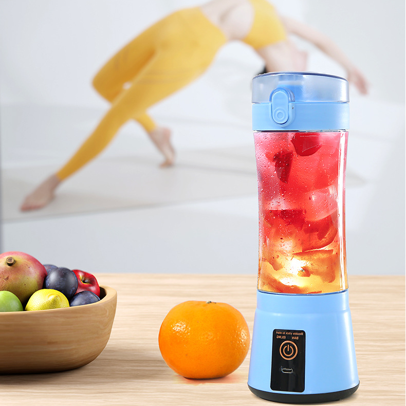 Portable Electric Fruit Juicer Wireless USB Rechargeable Mini Mixer Multifunction Summer Smoothie Blender Machine Kitchen Supplies - Thumbnail 3