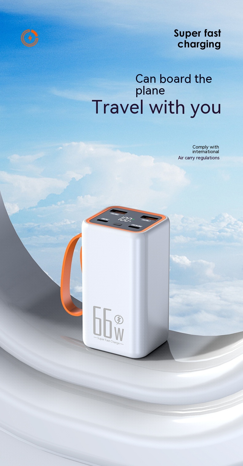 PD66W Fast Charge 20000 MA Large Capacity Mobile Power Supply - Thumbnail 12