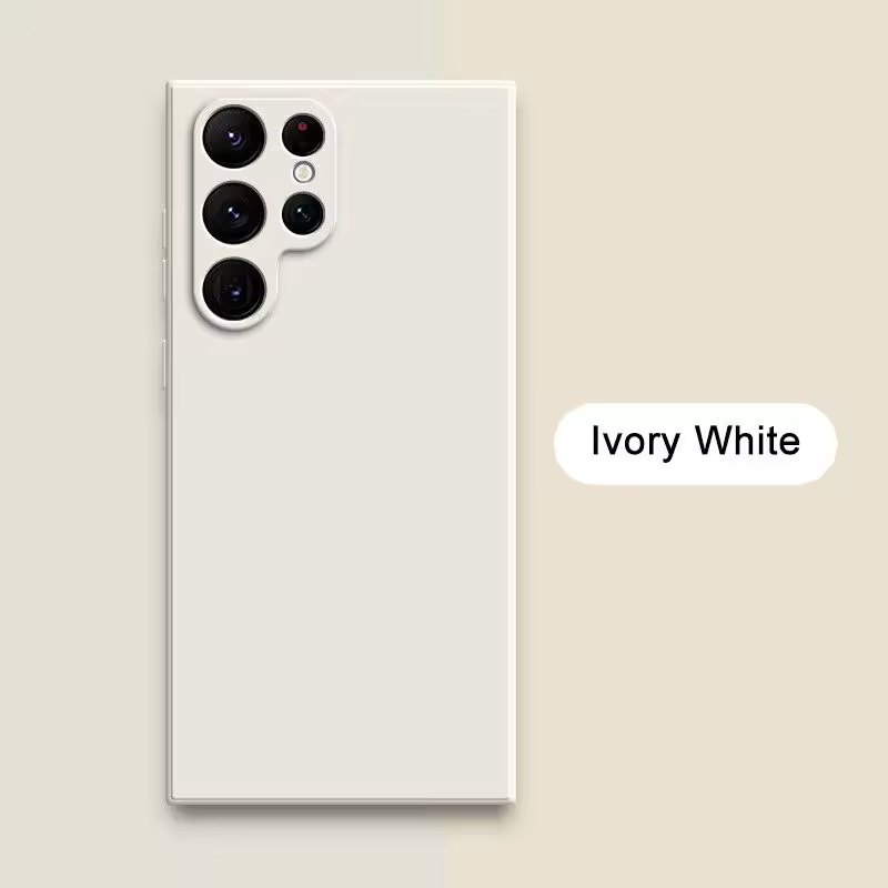 Square Liquid Silicone Case For Samsung Galaxy S24 S23 S22 Ultra S21 S20 FE Plus A52 S25 Camera Protection Soft Candy Case Cover - Thumbnail 11