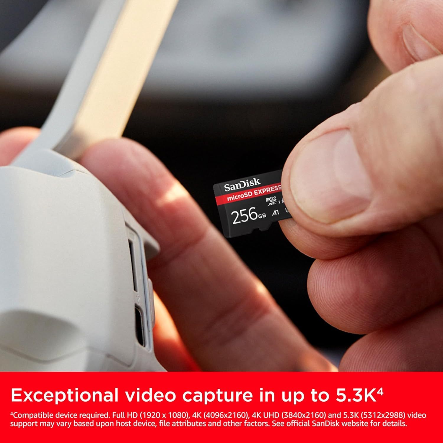SanDisk microSD Express Card 256GB - Works with Nintendo Switch™ - Thumbnail 3