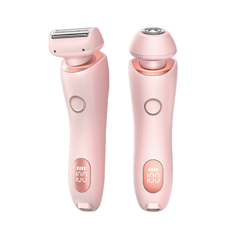 2 In 1 Hair Removal Epilator USB Rechargeable Trimmer Women Body Razor Face Leg Armpit Bikini Hand Pubic Shaver Hair Remover - Thumbnail 7