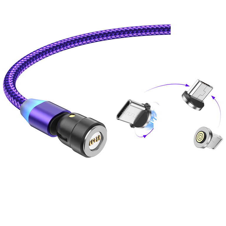 Mobile Phone Charging Three-in-one Magnetic Data Cable - Thumbnail 12